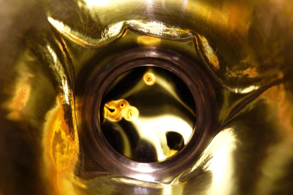 Becher innen, Achatscheibe